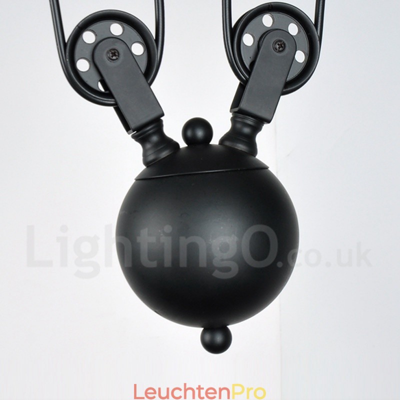 3-flammige Pendelleuchte aus Metall im Vintage-Stil