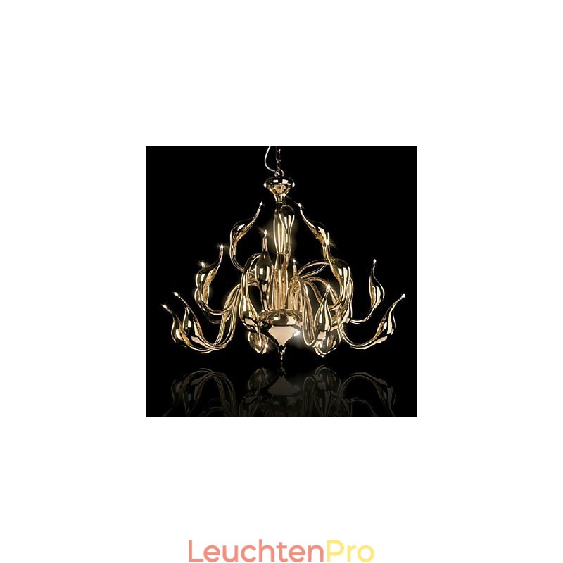 Moderne Kronleuchter Licht 18 Lichter G4 Vergoldung