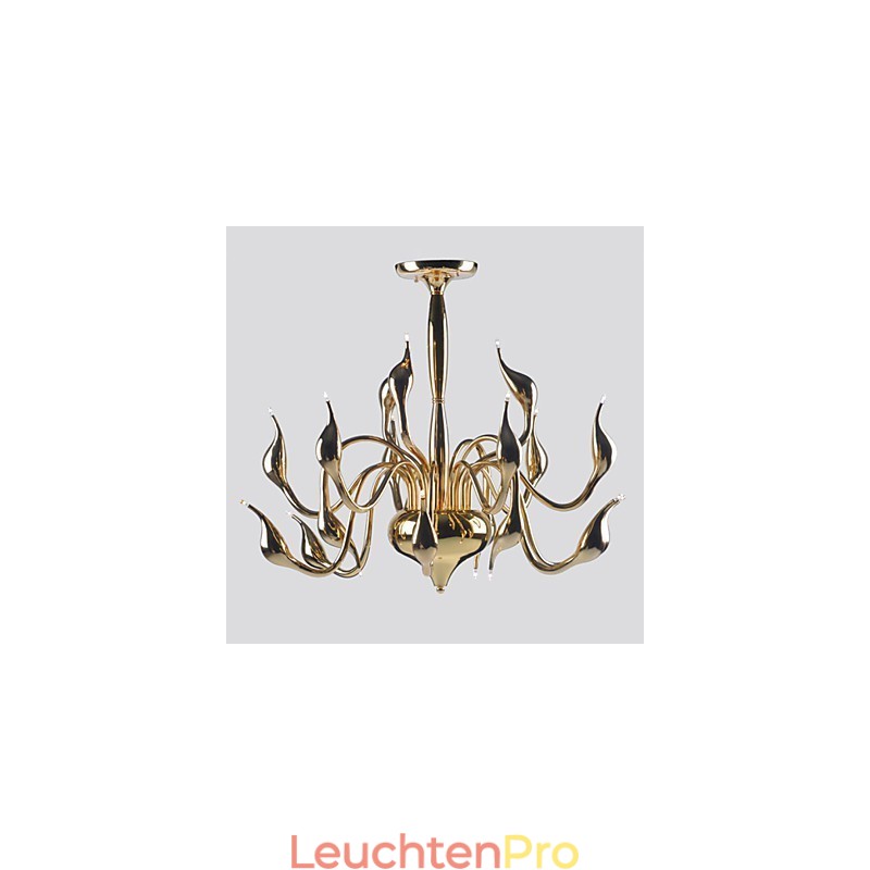 Moderne Kronleuchter Licht 18 Lichter G4 Vergoldung