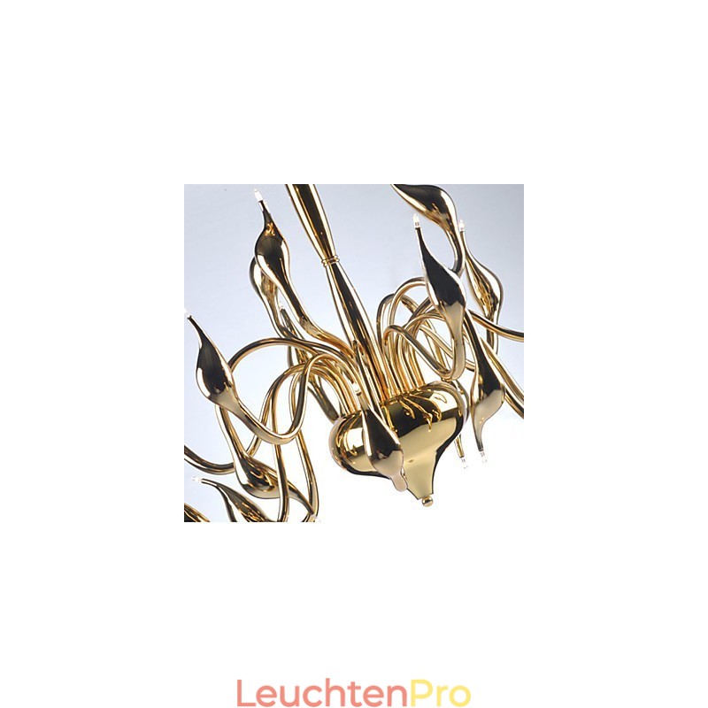 Moderne Kronleuchter Licht 18 Lichter G4 Vergoldung