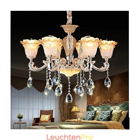 Europäischer Stil Retro Kristall Pendelleuchte Americange Lampe Europäischer Stil Retro Kristall Pendelleuchte Americange Lampe