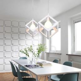 Moderne zeitgenössische mehrfarbige Pendelleuchte aus Metall mit 1 Licht