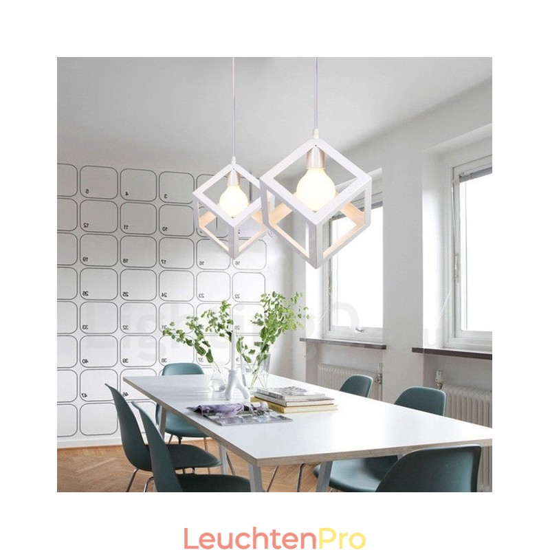 Moderne zeitgenössische mehrfarbige Pendelleuchte aus Metall mit 1 Licht