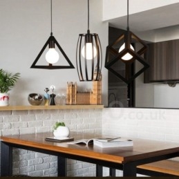 Moderne zeitgenössische mehrfarbige Pendelleuchte aus Metall mit 1 Licht
