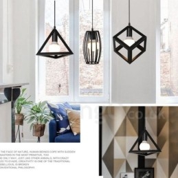 Moderne zeitgenössische mehrfarbige Pendelleuchte aus Metall mit 1 Licht