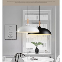 Moderne Pendelleuchte aus Metall für Schlafzimmer mit 1 Licht