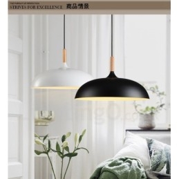 Moderne Pendelleuchte aus Metall für Schlafzimmer mit 1 Licht