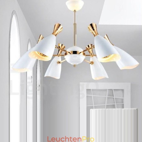 Moderne zeitgenössische 6-Licht-Kronleuchterlampe Moderne zeitgenössische 6-Licht-Kronleuchterlampe