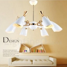 Moderne zeitgenössische 6-Licht-Kronleuchterlampe