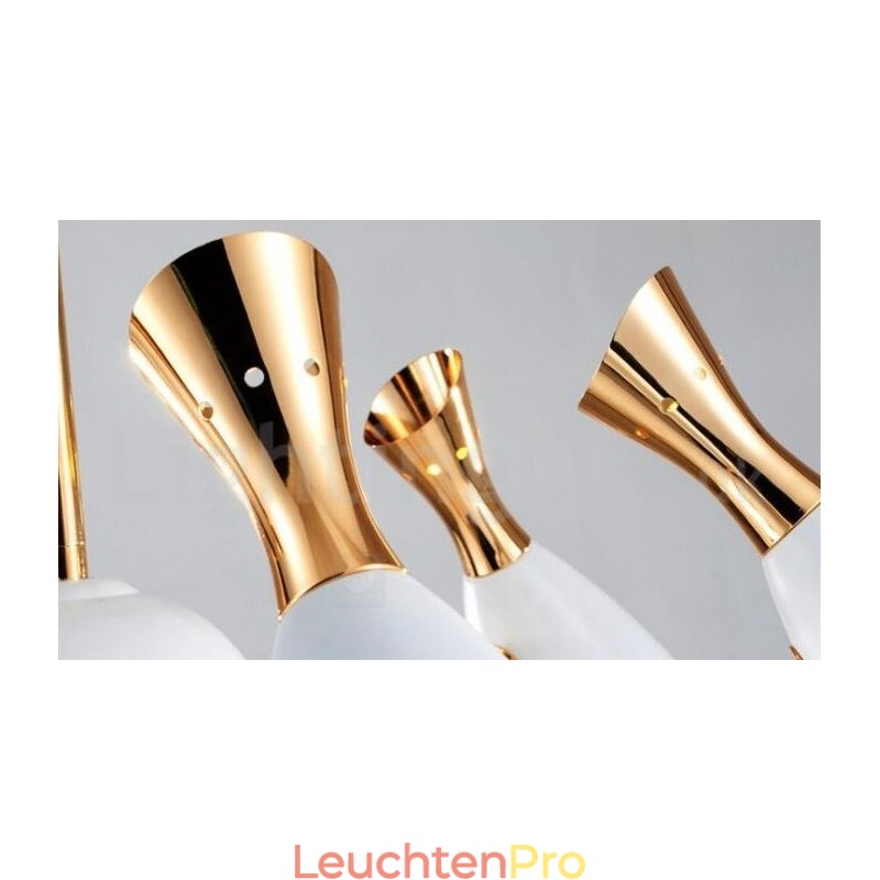 Moderne zeitgenössische 6-Licht-Kronleuchterlampe