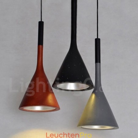 1-flammige Vintage-Beton-Pendelleuchte 1-flammige Vintage-Beton-Pendelleuchte