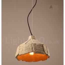 Vintage Beton Pendelleuchte