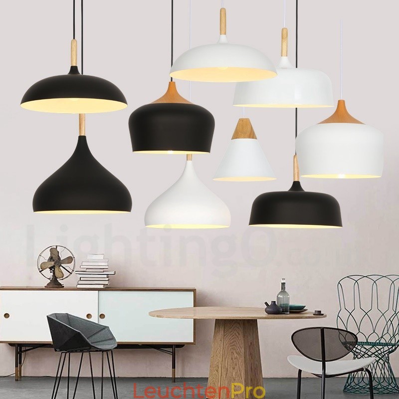 Moderne zeitgenössische Pendelleuchte mit 1 Licht
