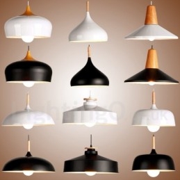 Moderne zeitgenössische Pendelleuchte mit 1 Licht