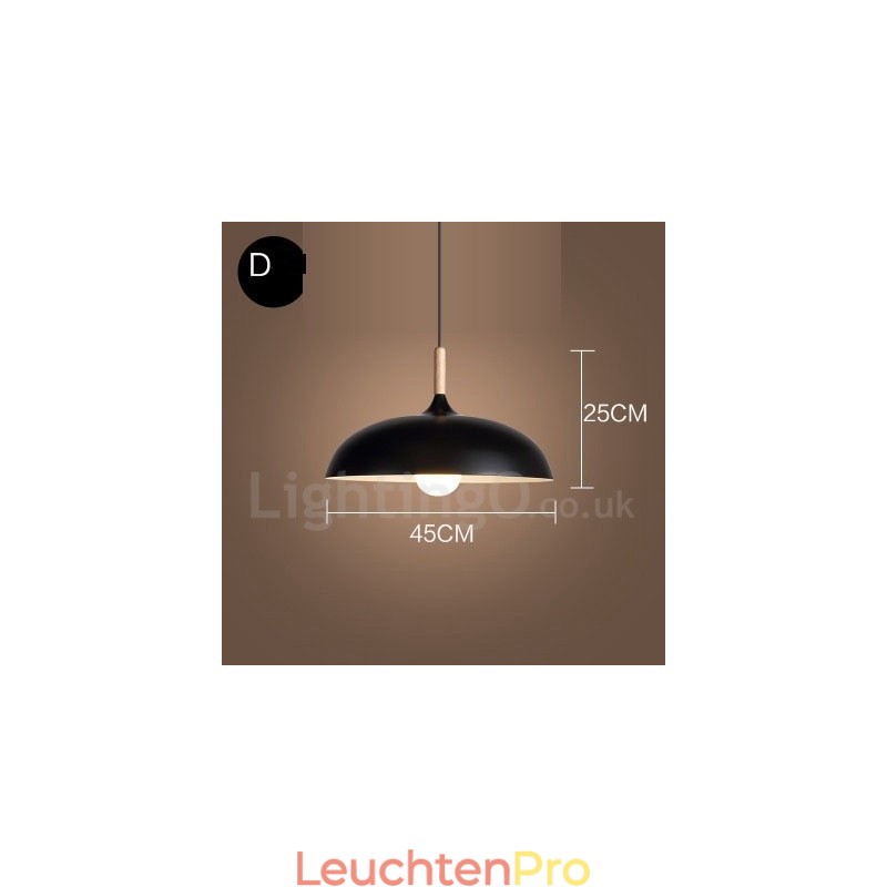 Moderne zeitgenössische Pendelleuchte mit 1 Licht
