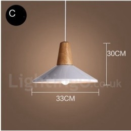 Moderne zeitgenössische Pendelleuchte mit 1 Licht