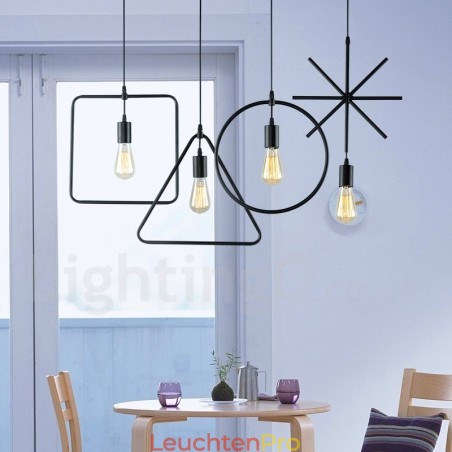 Moderne zeitgenössische Pendelleuchte aus Metall mit 1 Licht Moderne zeitgenössische Pendelleuchte aus Metall mit 1 Licht