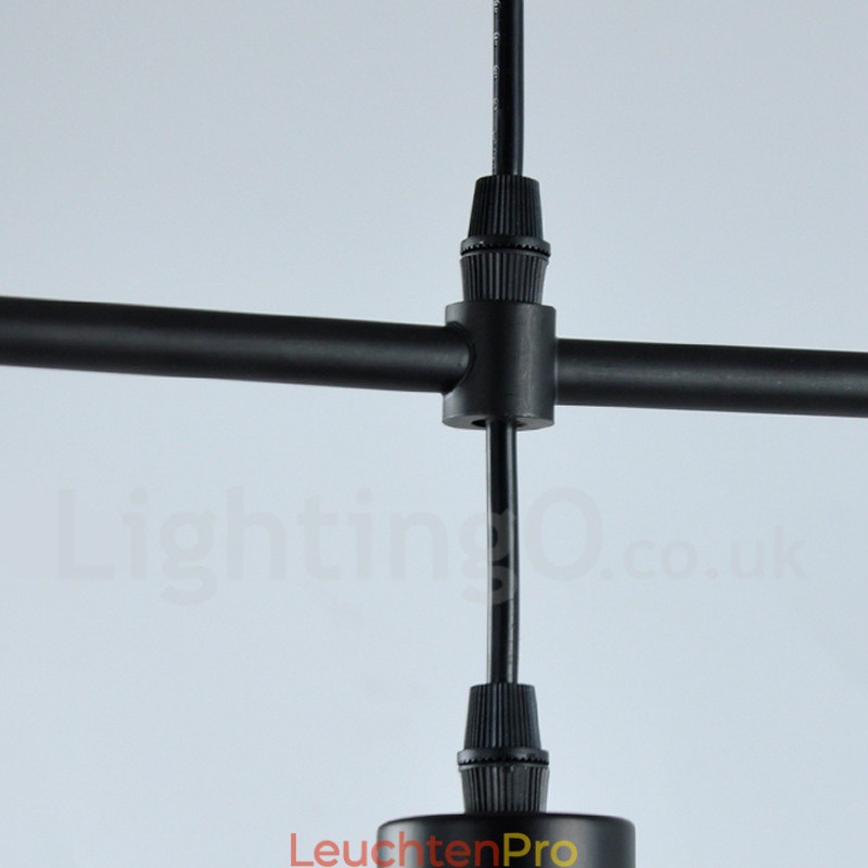 Moderne zeitgenössische Pendelleuchte aus Metall mit 1 Licht