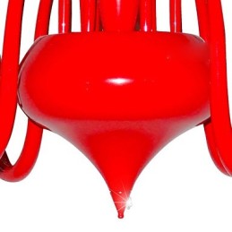 Moderne Kronleuchter Licht 24 Lichter G4 Rot Malerei