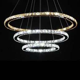 Deckenleuchten mit modischer Ring-Kristall-Deckenlampe