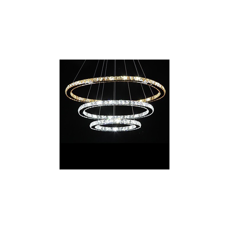 Deckenleuchten mit modischer Ring-Kristall-Deckenlampe
