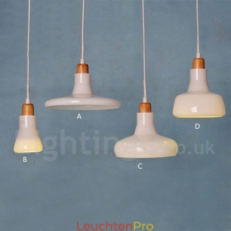 Retro Vintage Pendelleuchte mit Glasschirm Lampe Retro Vintage Pendelleuchte mit Glasschirm Lampe