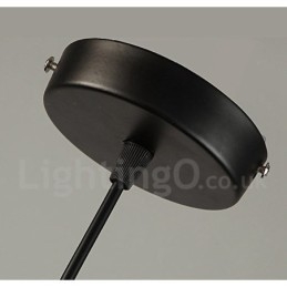 Retro Vintage Metall 1 Licht Pendelleuchte