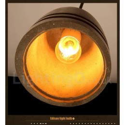 Retro Vintage Beton Pendelleuchte