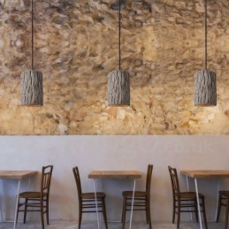 Retro Vintage Beton Pendelleuchte