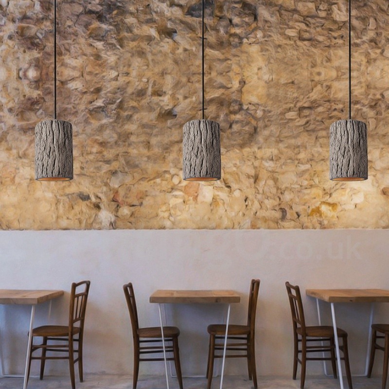 Retro Vintage Beton Pendelleuchte