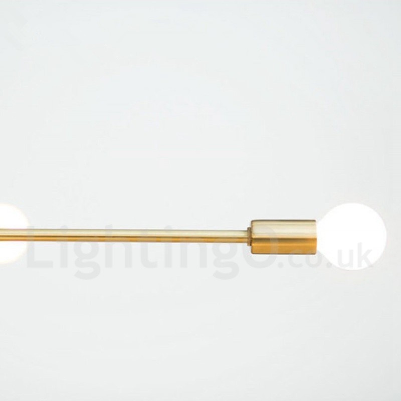 Moderne zeitgenössische Kupfer 5 Licht Kronleuchter Lampe
