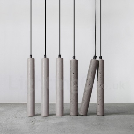 Moderne zeitgenössische Beton-Pendelleuchte mit 1 Licht Moderne zeitgenössische Beton-Pendelleuchte mit 1 Licht