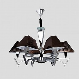 Mode Schmiedeeisen Kronleuchter Beleuchtung Kunst Kronleuchter mit 6 Lichter