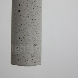 Moderne zeitgenössische Beton-Pendelleuchte mit 1 Licht