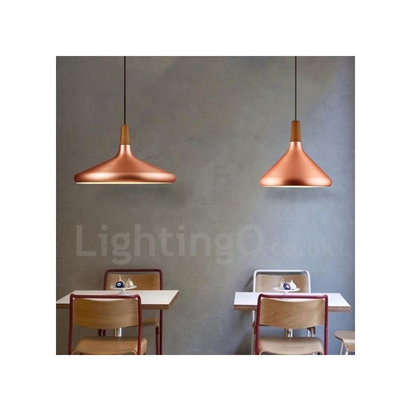 Moderne zeitgenössische Pendelleuchte aus Metall mit 1 Licht
