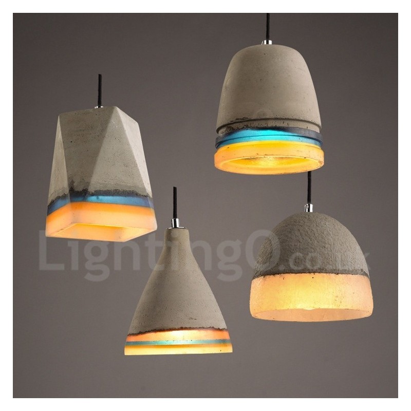 Vintage Beton Pendelleuchte