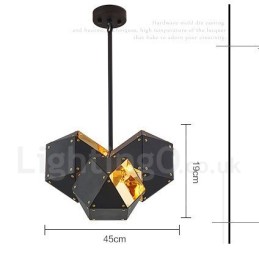 Moderne Pendelleuchte mit 3 Lichtern