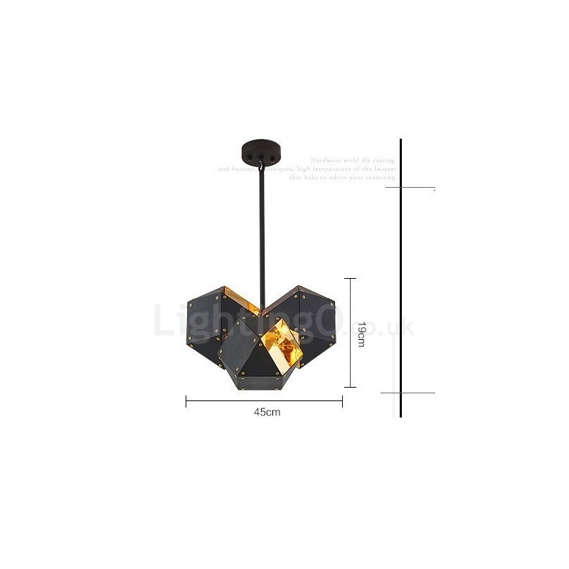 Moderne Pendelleuchte mit 3 Lichtern
