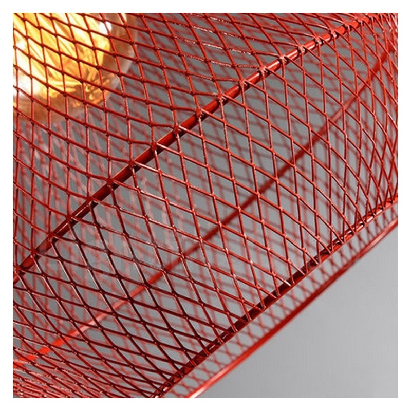 1-flammige rustikale Lodge-Pendelleuchte aus Metallbeton