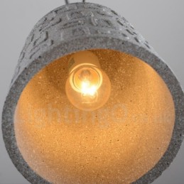 Retro Vintage Beton 1 Licht Pendelleuchte