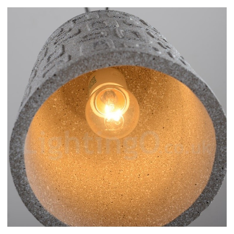 Retro Vintage Beton 1 Licht Pendelleuchte
