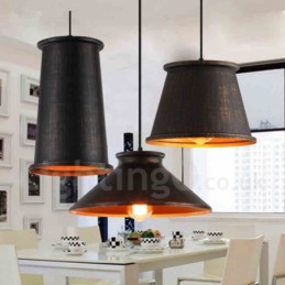 Retro Vintage 1 Licht Metall Pendelleuchte
