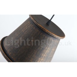 Retro Vintage 1 Licht Metall Pendelleuchte