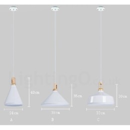 Moderne zeitgenössische Pendelleuchte mit 1 Licht