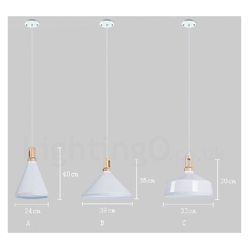 Moderne zeitgenössische Pendelleuchte mit 1 Licht