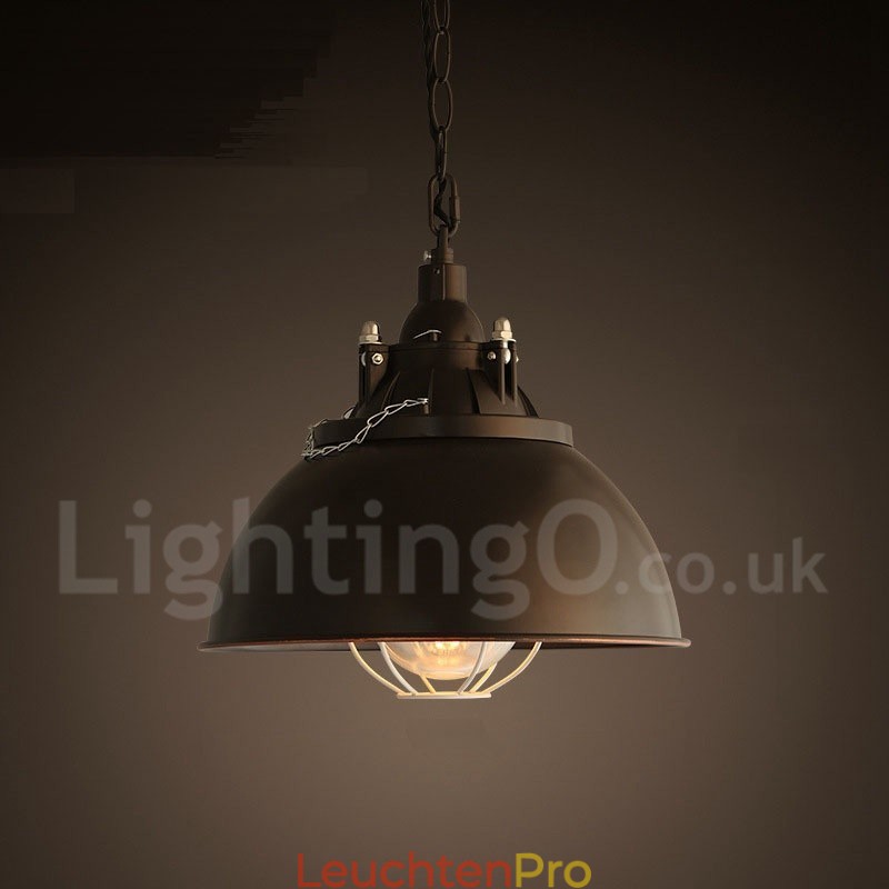 Retro Vintage Metall 1 Licht Pendelleuchte