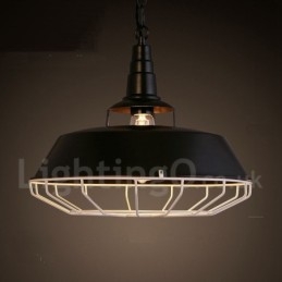 Retro Vintage Metall 1 Licht Pendelleuchte