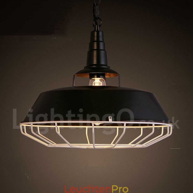 Retro Vintage Metall 1 Licht Pendelleuchte