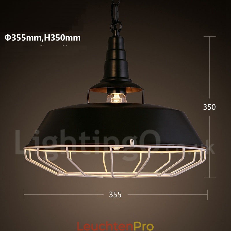 Retro Vintage Metall 1 Licht Pendelleuchte
