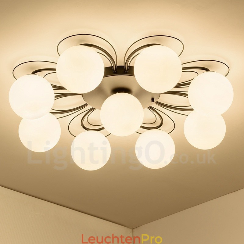 Rustikaler integrierter Kronleuchter mit 9 Lichtern im Lodge-Stil